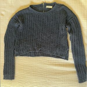 Abercrombie & Fitch Navy Knit Sweater – Size XS